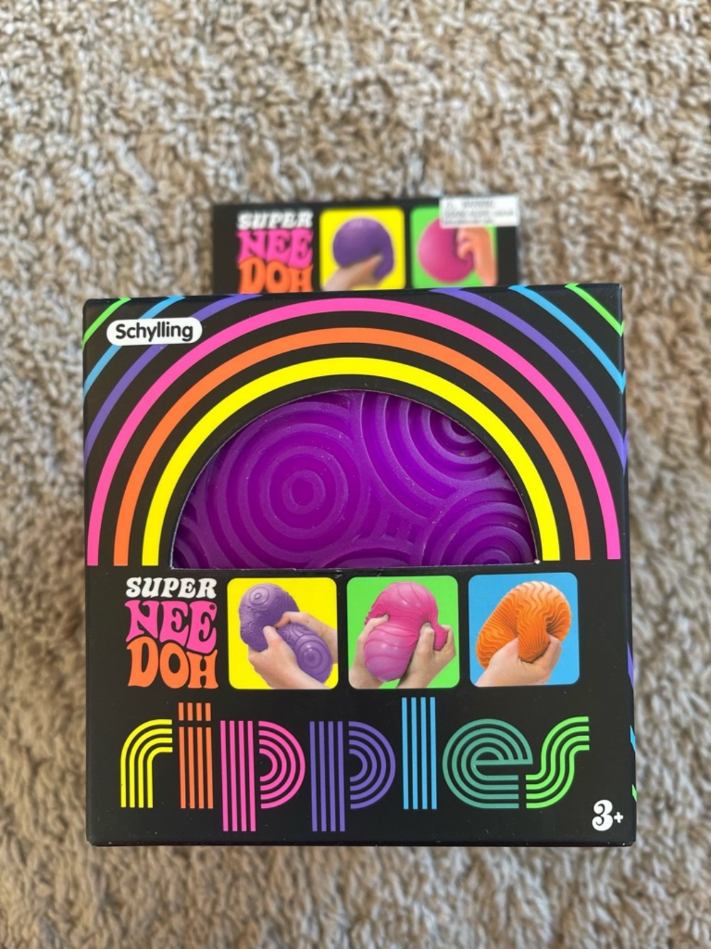 Schylling Super NeeDoh Ripples Sensory Toy - Purple